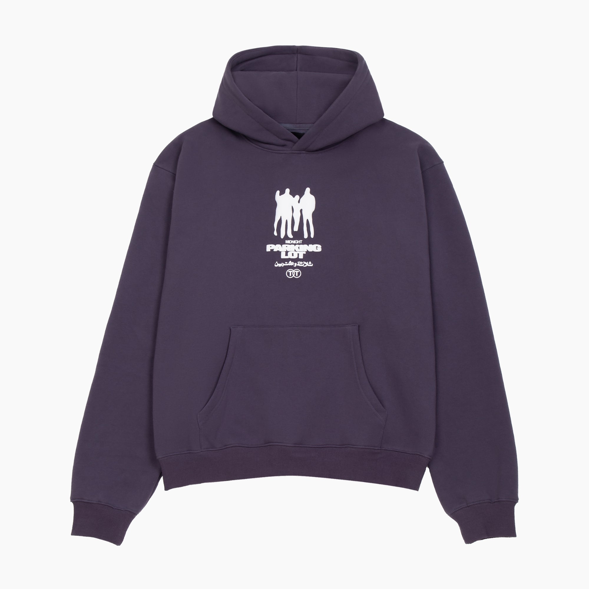 MIDNIGHT PARKING LOT DARK PURPLE HOODIE