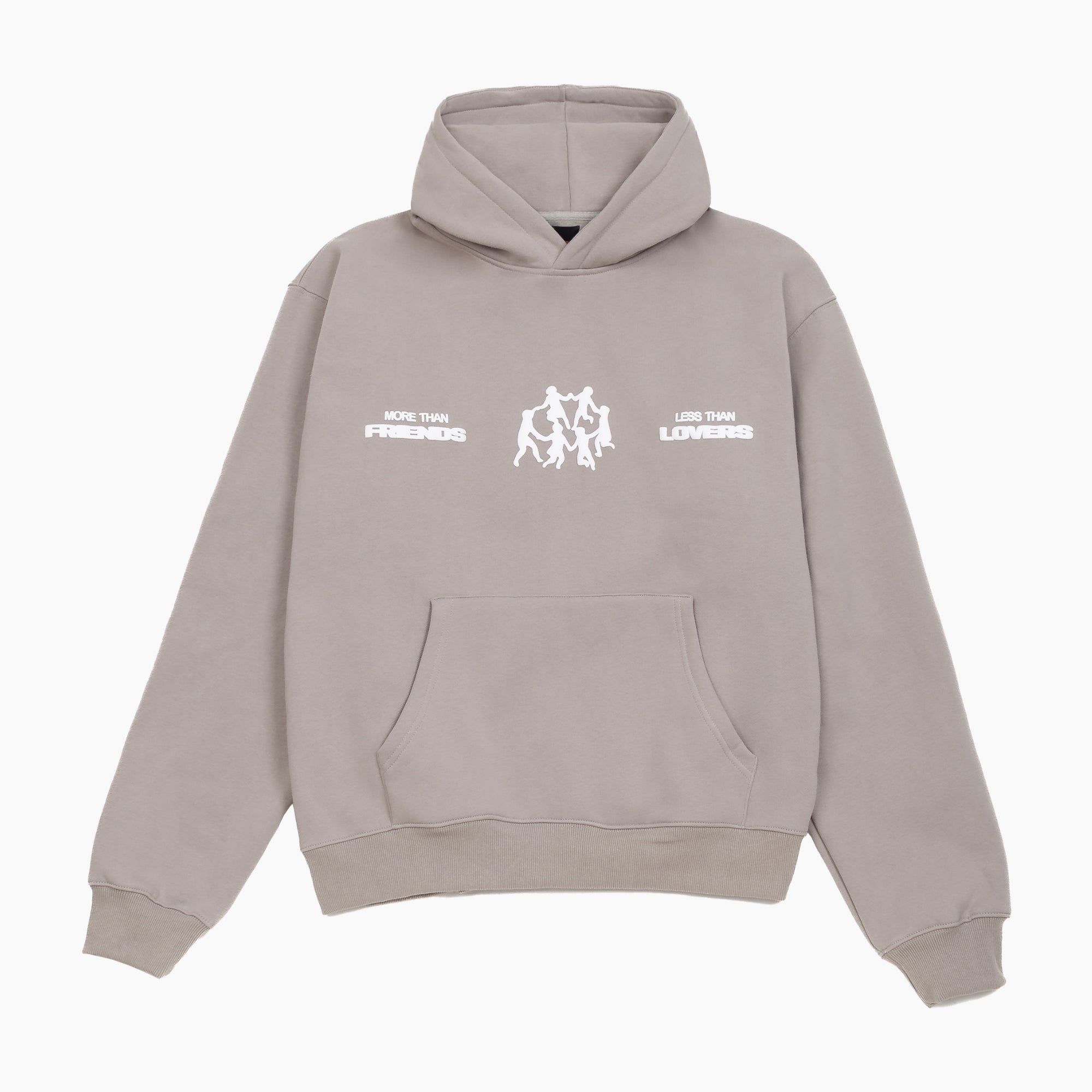 MORE THAN FRIENDS BEIGE HOODIE