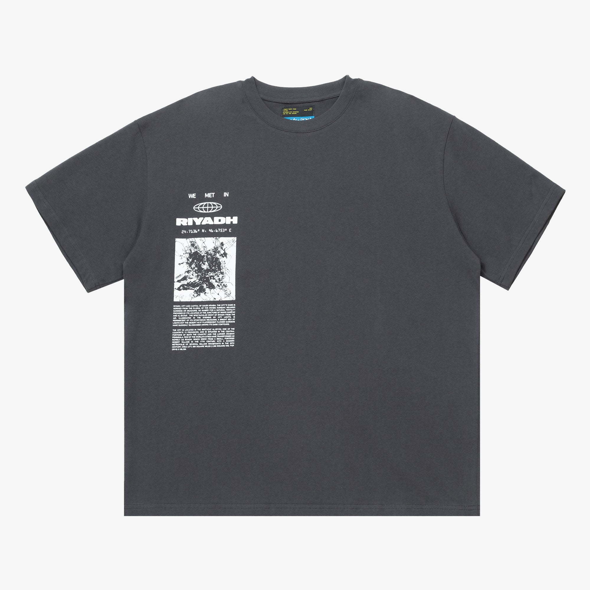 We Met in Riyadh T-shirt (Dark Grey)