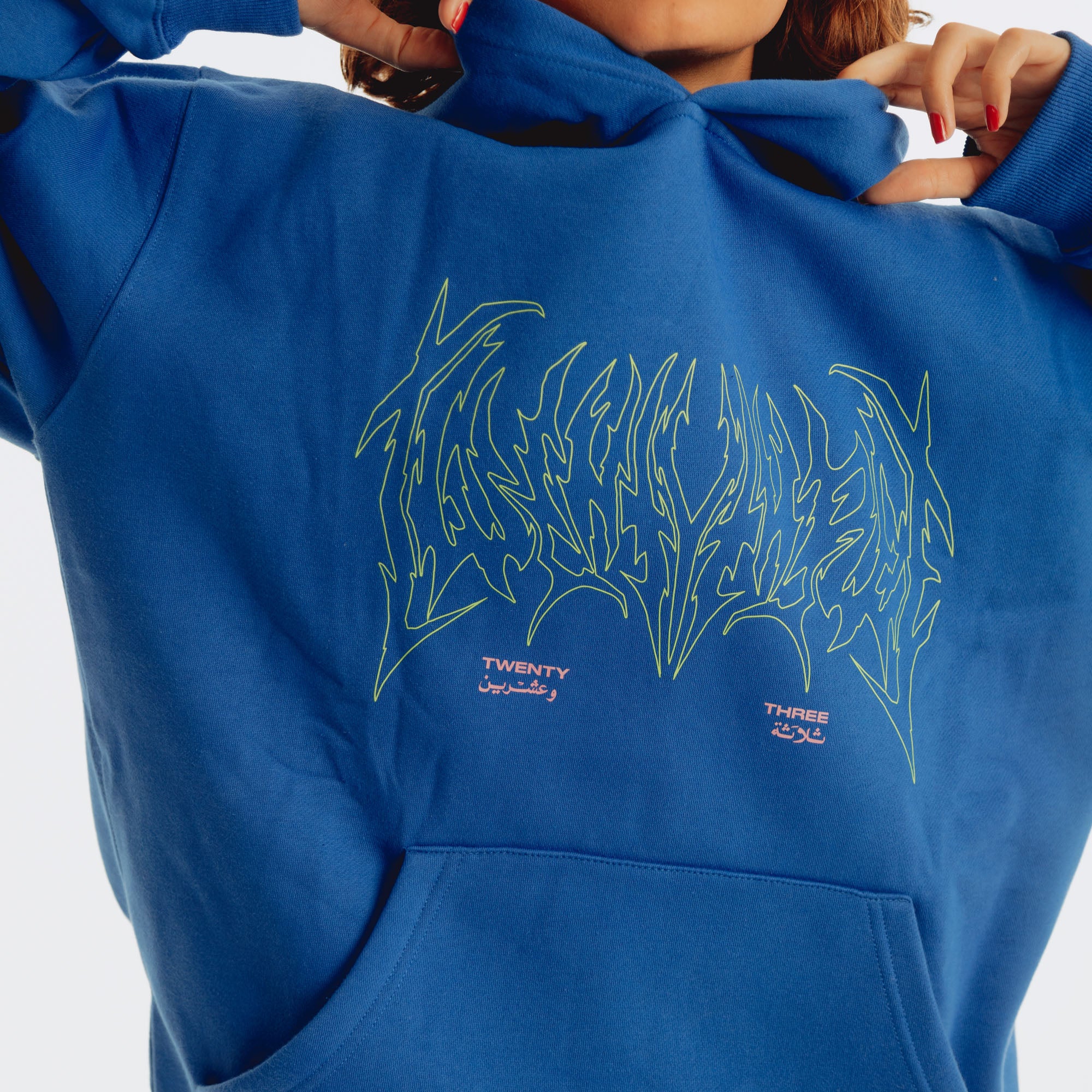 METAL TYP BLUE HOODIE