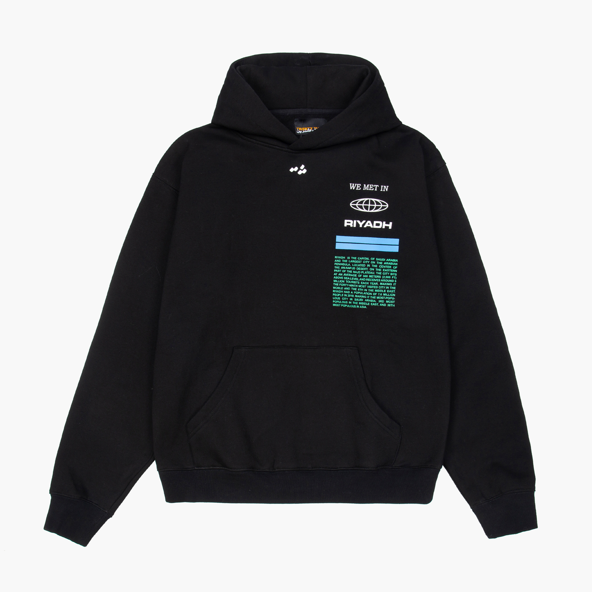 RIYADH BLACK HOODIE